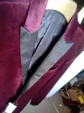 Maroon Velvet Jacket 42 Inch