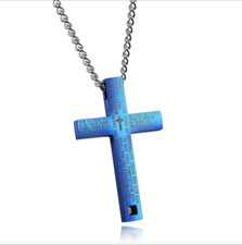 Men Silver Cross Pendant