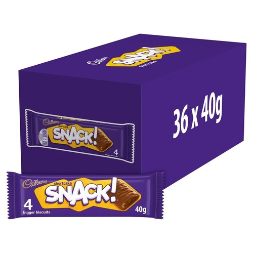 Cadbury snack shortcake bar - cadbury,