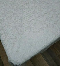 White Daisy Lace PVC Vinyl