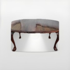 4-6 SEATER CLAWFOOT ANTIQUE VICTORIAN EXTENDING OVAL DINING TABLE + LEAF&CRANK