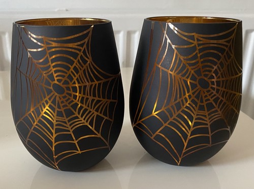 Set spooky gothic spiders - set,