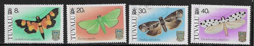 Tuvalu 1980 moths - tuvalu,