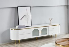 Oval TV Stand RTV Lowboard TV