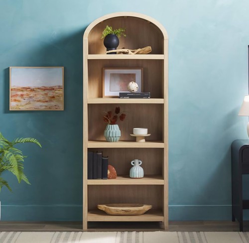 Arched light wood beige - wood,