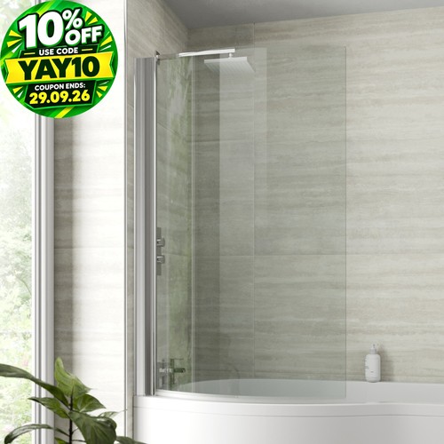 Curved bath shower - bath,