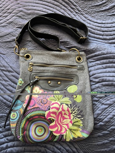 Desigual felt cross body bag - desigual,