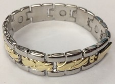 Magnetic Bracelet silver gold