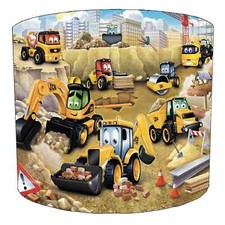 JCB Diggers Construction Ceiling Lampshade Table Lamp shades Pendant Lampshades