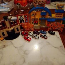 2001 Micro Machines Playset With 8 Cars.