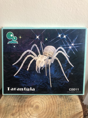 Vintage wooden tarantula model - vintage,