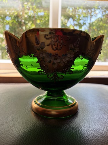 Vintage emerald green - emerald, glass