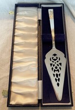Cased Vintage Silver Plated Cake/Pie Server By Angora c.1960’s-1970’s