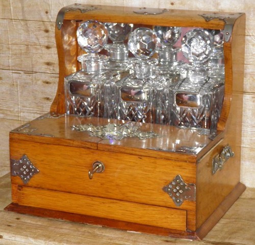 Antique oak games - antique, gambling