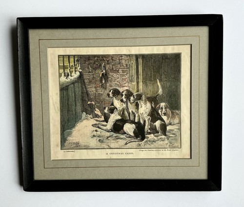Antique framed print - antique,