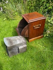 Antique Mahogany Coal Box