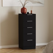 Modern Bedroom 5 Drawer Narrow