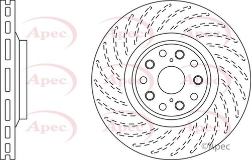 Apec brake disc - brake, front