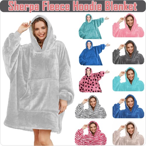 Hoodie blanket oversized soft - blanket,