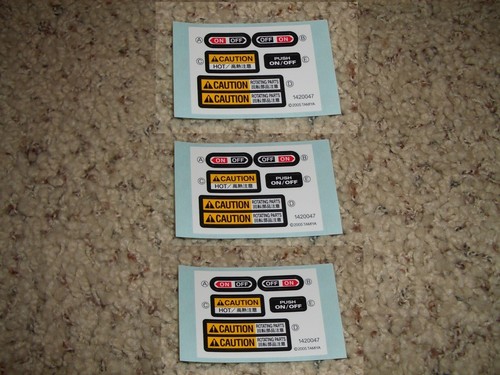 Tamiya off caution decal - tamiya, on/off