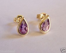 9ct Real Gold Small Teardrop