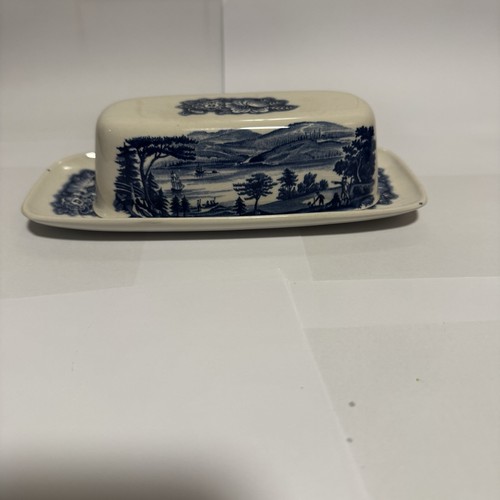 Antique butter dish liberty - butter,