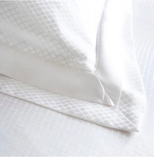 EVA WHITE SILK KING DUVET COVER