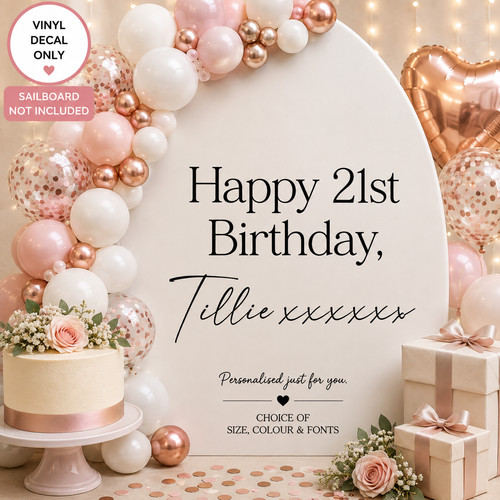 Personalised birthday vinyl - birthday,