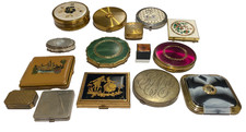 VINTAGE LOT OF  POWDER COMPACTS AND VANITY ITEMS