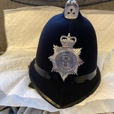 Obsolete Original Comb Top Helmet  - Queens Crown ￼ Thames Valley