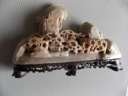 Soapstone carving - soapstone,