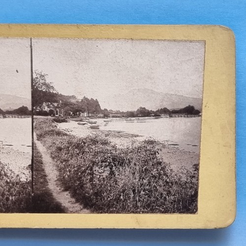 Stereoview card real photo - card,