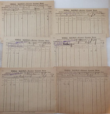 Railway Clearing House Ephemera - Wirral Railway Birkenhead Seacombe Liverpool