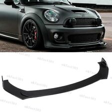 1set Front Bumper Lip Splitter Gloss Black For MINI COOPER R53 R56 R58 R60 F56