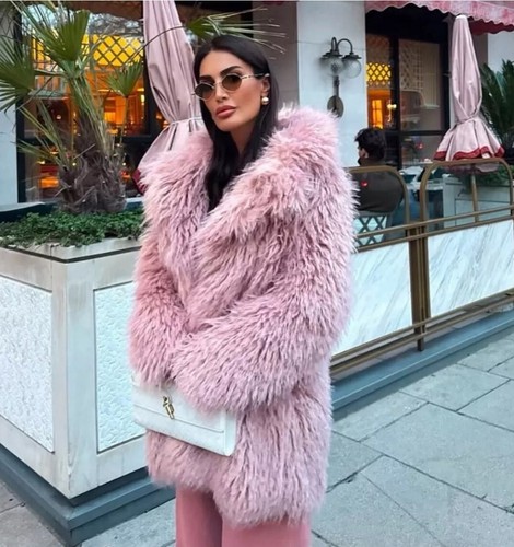 Zara collection faux fur - zw,