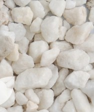 Bright artic white chippings - artic,