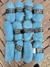 Turquoise Mohair Wool Lister