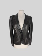 Gucci black leather jacket