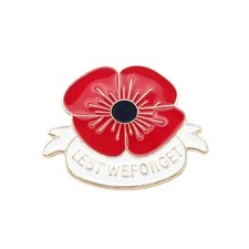 2pcs Poppie Pin 2025 Badge Red Poppies Pin Badge Remember Veteran Solider Brooch