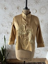 Vintage Gold Embroidered