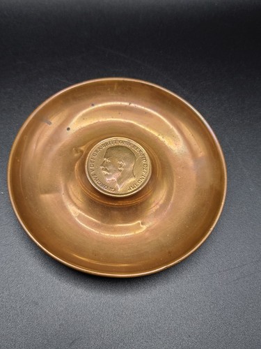 Vintage copper pin tray - copper,
