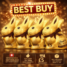 Lindt Gold Bunny 60% Milk