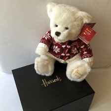 Collectors Item - Boxed - Harrods 2012 Annual - Dated Christmas Bear (Chester) 