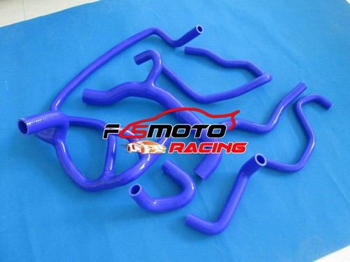 Blue silicone radiator hose - blue,
