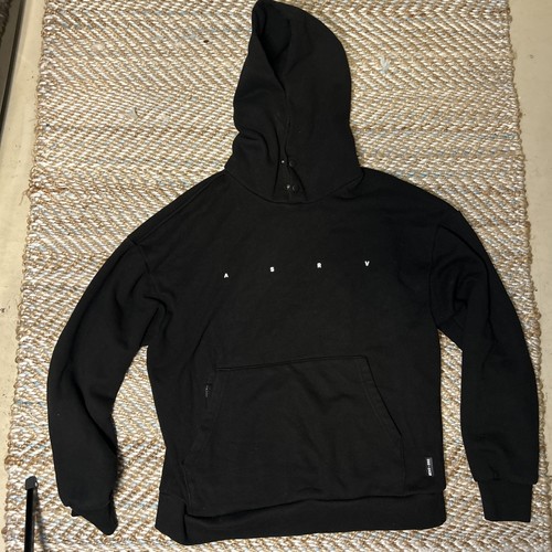 Black asrv athletic hooded - black,