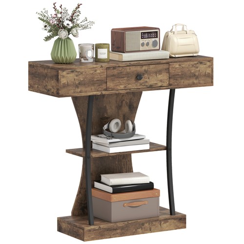 Homcom console table hallway - console,