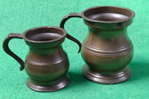 Vintage measure tankards - 2,