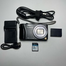Panasonic LUMIX DMC-TZ20 14.1MP Full HD Digital Camera Tested + Charger, Battery