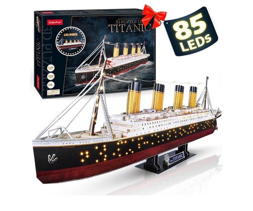 Puzzle the titanic - puzzle, led