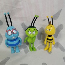 Maya The Bee bundle of figures - articulated legs  Willy Ben Beatle Barry  Fly